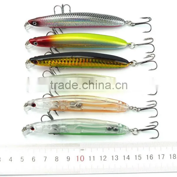 9cm/9.8g Bionic Bait Fishing Lure Minnow Tackle Fishing Bait Hooks Kit photo-2