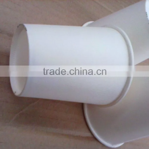 China Factory Price Disposable Single Wall White Paper Cup for Coffee or Tea photo-5