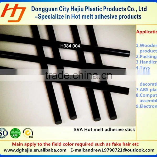 Black EVA Hot Melt Adhesives Glue Stick for Paper Packing Box/case