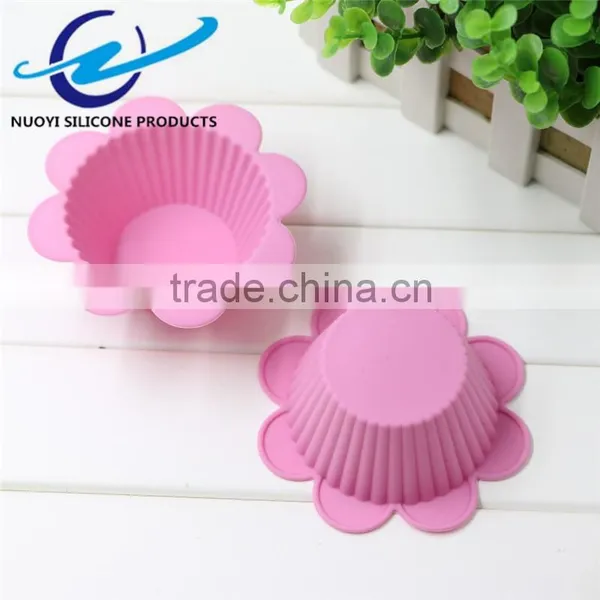Beautiful Round Flower Cup Cake Cup photo-5