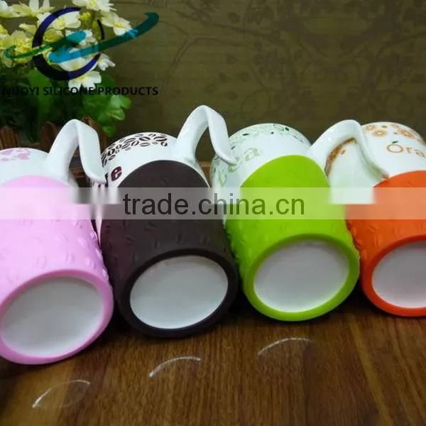 Oblique Bump Silicone Cup Sleeve photo-2