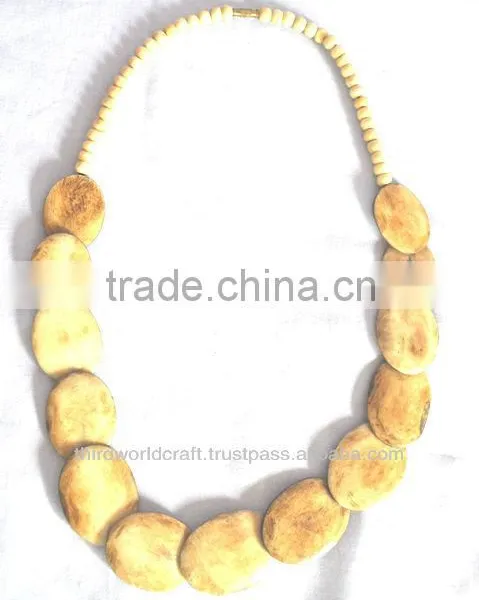 Necklace Made of Buffalo Bone and Horn photo-3