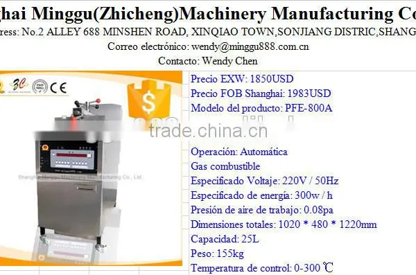 2017 Commercial Stainless Steel Electric Chicken Pressure Fryer For Sale photo-4