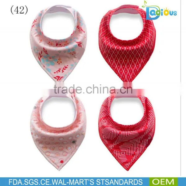 Wholesale Best Quality Bandana Drool Cotton Teething Baby Bibs photo-2