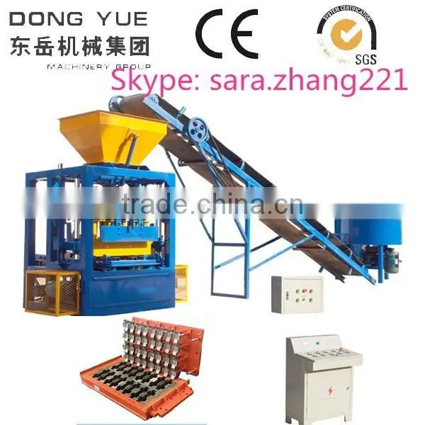 Qt4-24 Hot Selling Automatic Concrete Color Paving Block Machine, Brick Manufacturing Equipment photo-6
