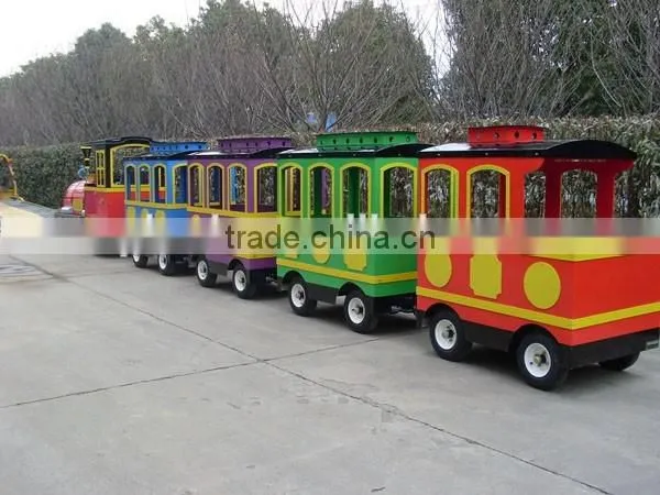 Amusement Park Electric Trackless Fun Train, Shopping Mall, Indoor and Outdoor Fun Train, Mini Electric Train photo-2