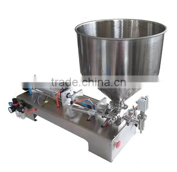 10-300ml Single Head Pneumatic Semi-automatic Pneumatic Shower Gel/hand Cream/ Shampoo Filling Machine photo-2