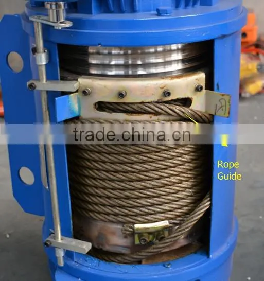 380v 0.5ton 6m Electric Wire Rope Pulling Hoist photo-3