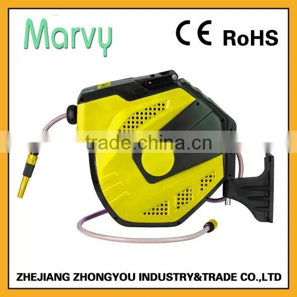 20m Auto Retractable Hose Reel Roll-up Garden Hose Protector photo-2