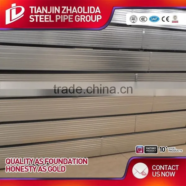Cold Rolled Think Wall ms Rectangular Welded Galvanized Steel Piping for Low Pressure Water Pipe Oil Gas Use photo-6