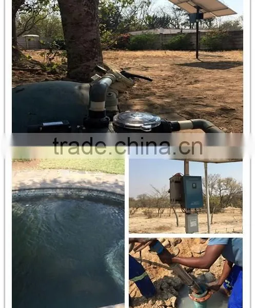 1HP 1 Phase or 3 Phase 220/240v Automatic Hybrid Solar Water Pumping Inverter for Drinking Water Supply photo-5