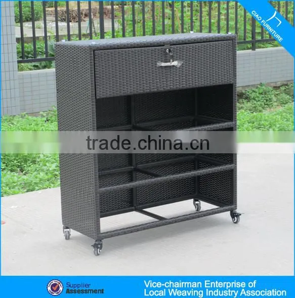 Modern Design Wicker Living Room Furniture Cabinet photo-2