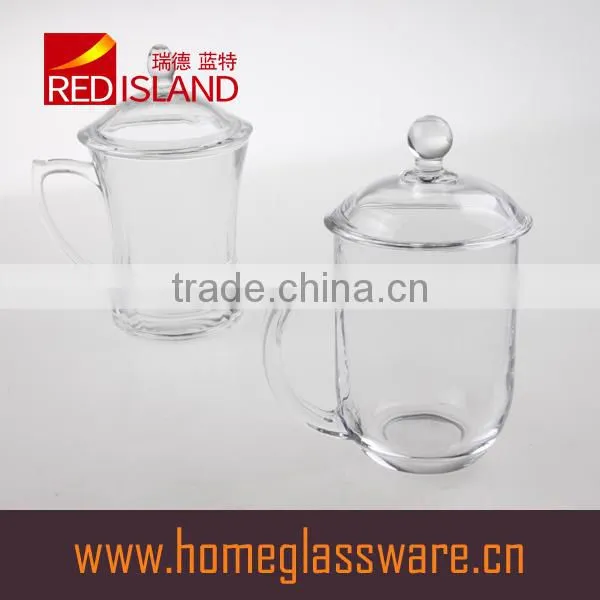 Anchor Hocking 923 Set of Cafe Glass Cappuccino Tea Coffee Latte Mugs Cups photo-2