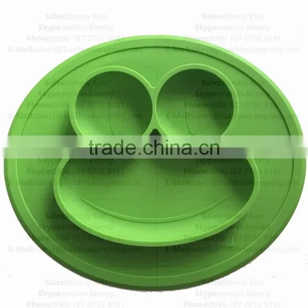 Wholesale Custom Non-Stick Silicone Plate for Kids Tableware Silicone Kid Placemat photo-5
