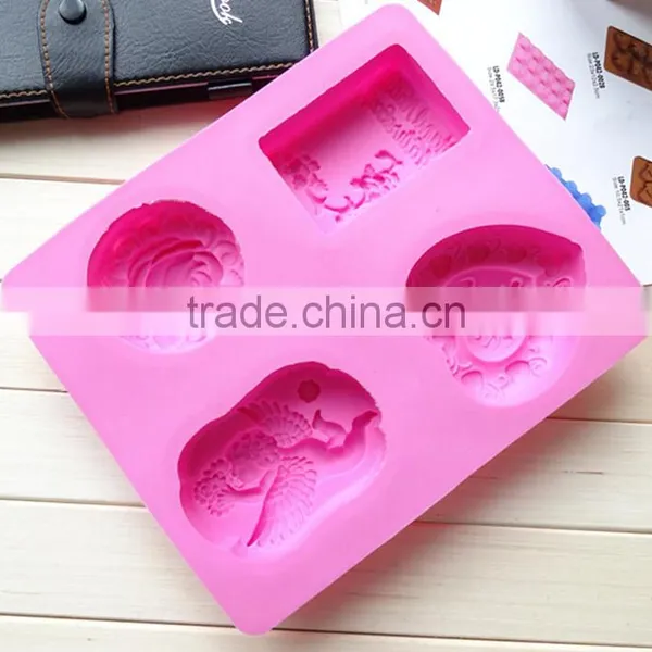 Hot Selling Cake Mold Silicone Rubber Flower Molds for Soap photo-2
