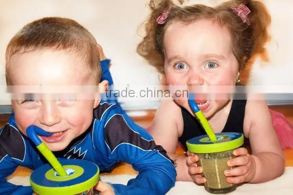 Silicone Glass Bottle Reusable Drinking Straw With Stainless Steel Brush Hot Sell photo-3
