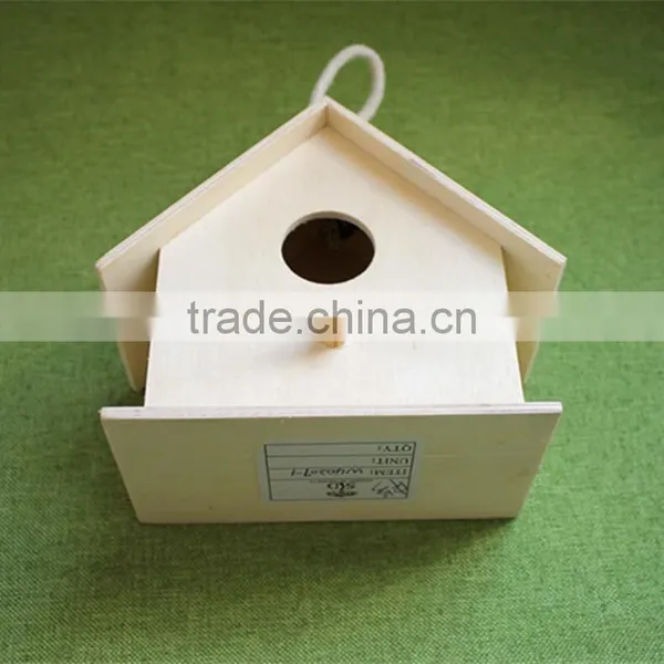 Cheap Small Wooden Bird Houses Arts and Crafts Bird House Wicker Bird Houses With Paulownia photo-3