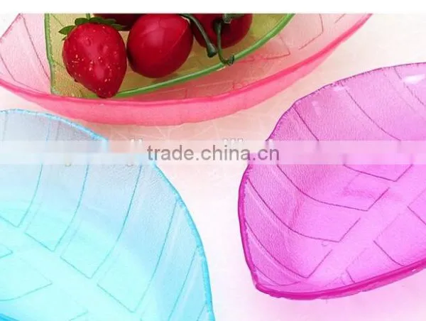 Leaf Shaped Fruit Tray, Sundries Plastic Storage Trays photo-6