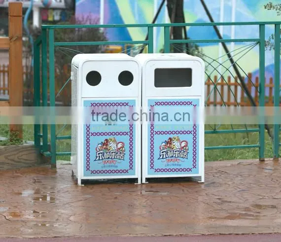 Arlau Outdoor Metal Garbage Container photo-2