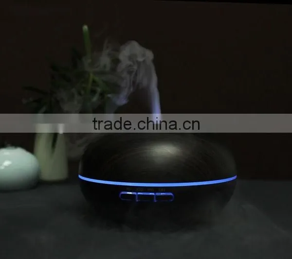 300ml Wooden Aroma Diffuser Essential Oil Diffuser Ultrasonic Humidifier photo-2