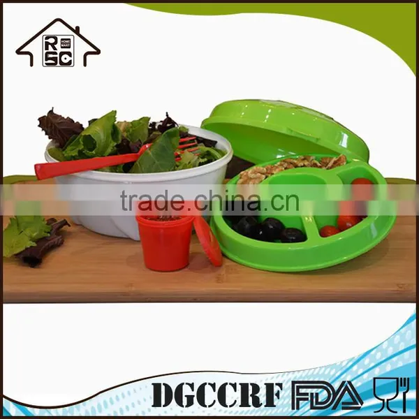 Multifunctional Lunch Box With Folk Compartments Cutlery Set photo-3