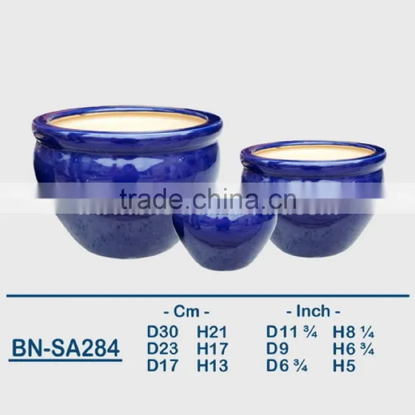 Vietnamese Ceramic Glazed Indoor Pot/ Indoor Planter BN-SA283 photo-2