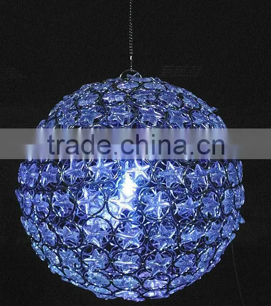 Wholesale Acrylic Craft Handmade LED Iron Ball Wedding Decoration Centerpieces photo-2