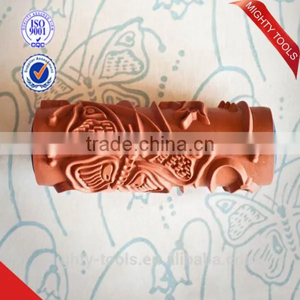 PATTERN RUBBER PAINT BRUSH ROLLER DIY ART DESIGNER DECORATIVE PAINT ROLLER MANUFACTURER Brocha De Pintura photo-3