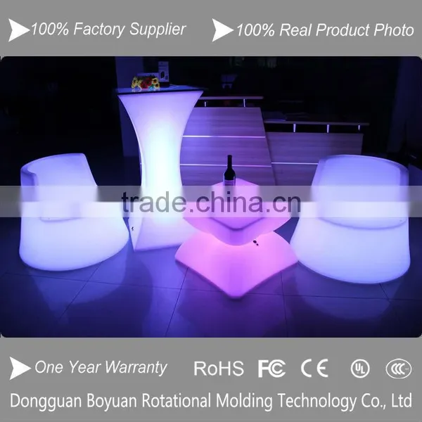 2017Hot Led Fashionable Big Party Exhibition Glowing Led Cocktail Table photo-3