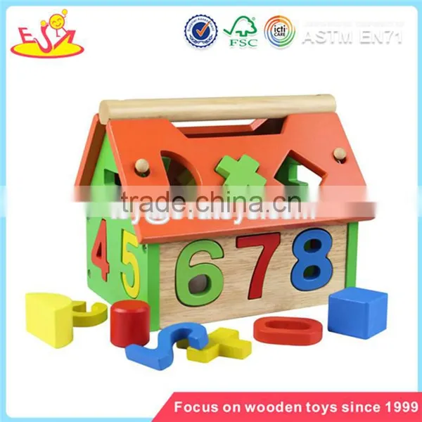 Wholesale Teaching Aid Wooden Numbers Blocks Toy Interesting Wooden Numbers Blocks Box Toy W11H007 photo-3