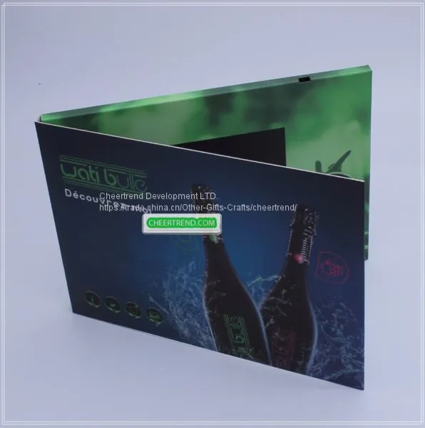 Factory Whosale Price 4.3 Inch Lcd Screen Video Brochure/ Video Greeting Card/video Business Card for Business AD photo-5