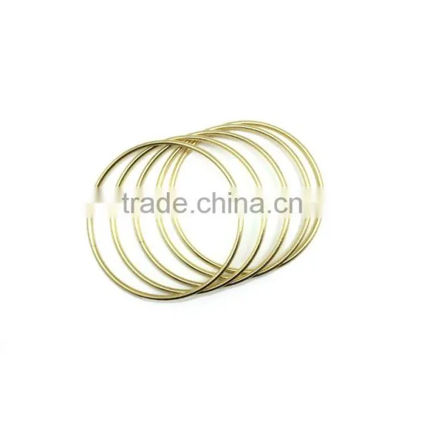 High Quality Bright Color Metal O Ring for Handbag Round Ring, Butt Welded Steel Wire Rings ID 1" photo-3