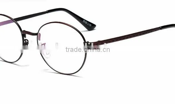 New 2016 Vintage Metal Frame Flat Lens Korean Glass Frame for Men and Women Can Match Myopia photo-3
