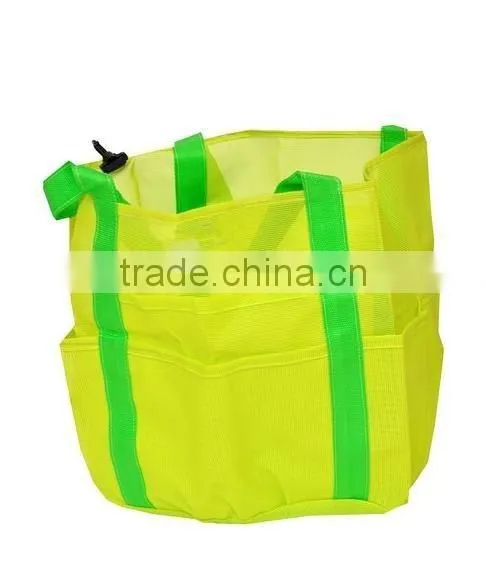 Family Travel Stylish Beach Mesh Tote Bag photo-5
