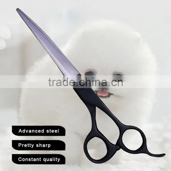 Black 7" Dog Cat Professional Pet Grooming Scissors Pet Shears Hair Tools photo-5