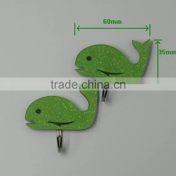 Wholesale Sea Fish Self Adhesive Acrylic Plastic Wall Hook photo-3