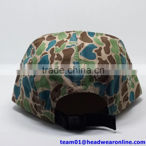 Custom Made Design Camo 5 Panel Snapback Cap/hat photo-4