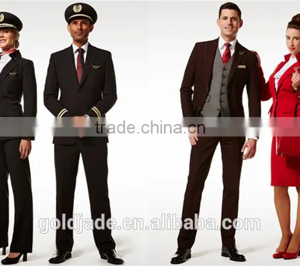 OEM Custom Airline Uniform For Stewardess, Airline Hostess Uniform, Airport Uniform photo-5