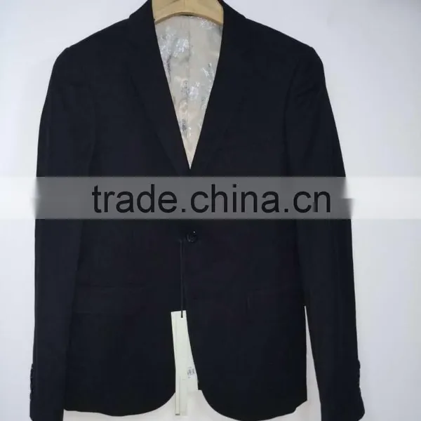 GZY Cheap Men Suit Style Black Coat Pant Men Suit Stock photo-4
