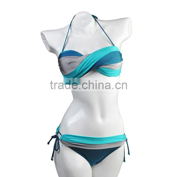 2017 Summer Wholesale Women's Sexy Push Up Vintage Bikini Swimwear (LD131004) photo-2