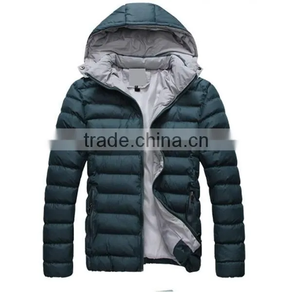 2015 New Design Man's Outdoor Thin Short Padded Jacket photo-4