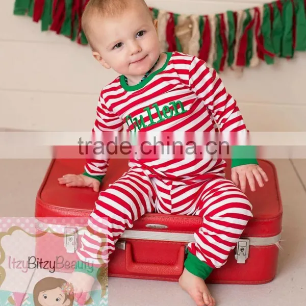 100% Cotton Christmas Boy Long Sleeve Seamless Romper Hot Sale photo-2