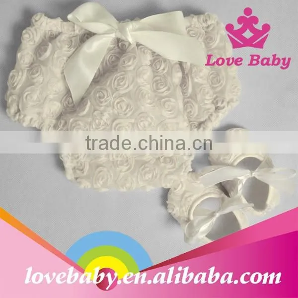 Wholesale Fashion Rosette Style Bloomer Set/ Baby Diapers photo-5