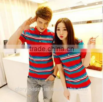2015 Short Sleeve Mens Polo Collar Striped t Shirt photo-2