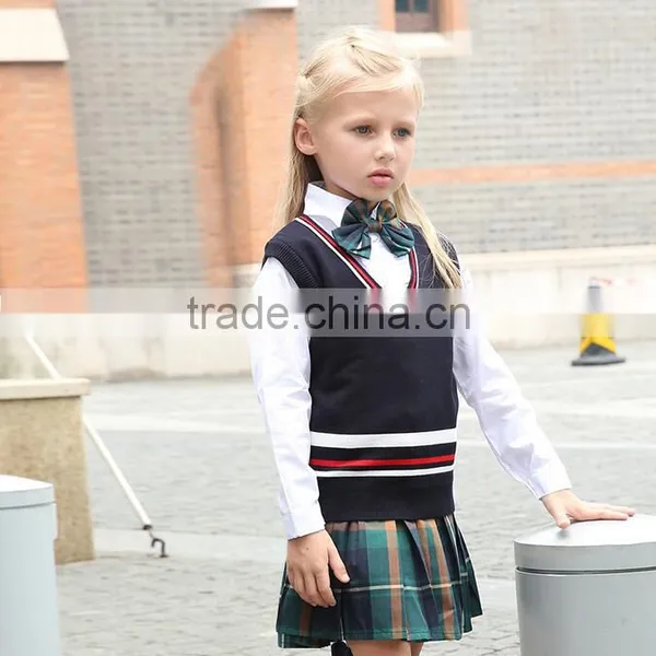Custom Nice Latest Design Preschool Academy School Uniform for Kids Wholesale photo-5