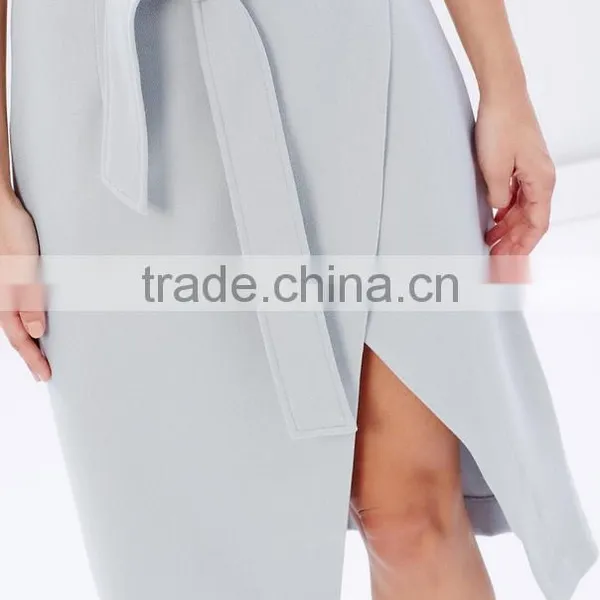 Latest Designs Ladies Slitted Front Short Skirt photo-5