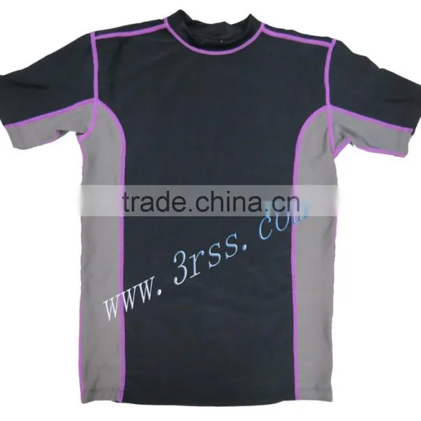 quick dry custom women rash guard