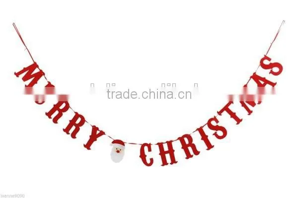 1.2 Meter Felt Merry Christmas XMAS Bunting Garland Party Home Decoration Gift photo-2