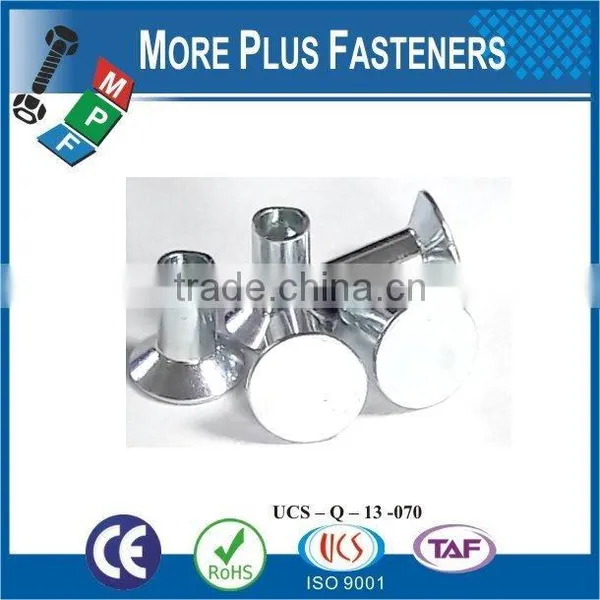 Made In Taiwan Flat Counters Head Tubular Rivets photo-3