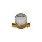 Brass Dry Dial Residential Water Meters , Intelligent Velocity Water Meter